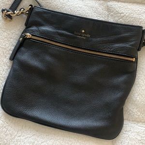 Kate Spade Black Crossbody Leather Bag Purse